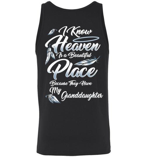 I Know Heaven is a Beautiful Place - Granddaughter Tank - Guardian Angel Collection