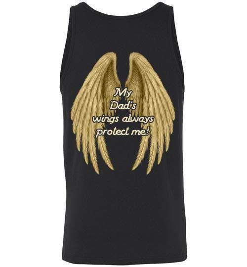 My Dad's Wings Always Protect Me Tank - Guardian Angel Collection