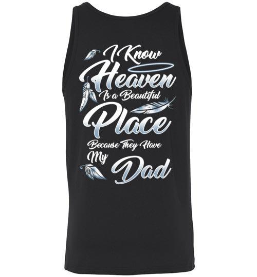 I Know Heaven is a Beautiful Place - Dad Tank - Guardian Angel Collection