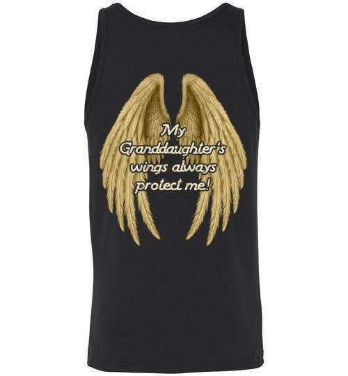 My Granddaughter's Wings Always Protect Me Tank - Guardian Angel Collection