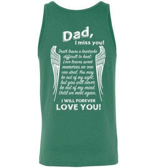 Dad I Miss You Tank - Guardian Angel Collection