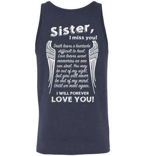 Sister I Miss You Tank - Guardian Angel Collection