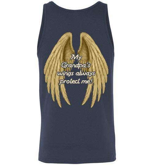 My Grandpa's Wings Always Protect Me Tank - Guardian Angel Collection