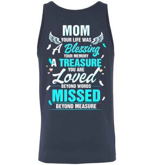 Mom - Your Life Was A Blessing Tank - Guardian Angel Collection