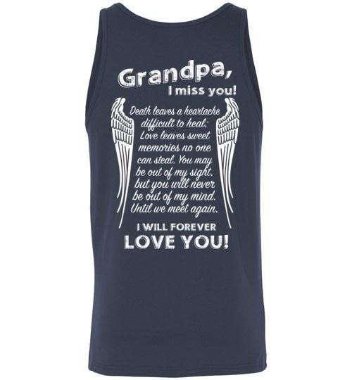 Grandpa I Miss You Tank - Guardian Angel Collection