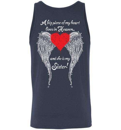 Sister - A Big Piece of my Heart Tank - Guardian Angel Collection