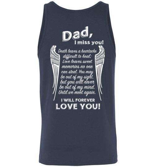 Dad I Miss You Tank - Guardian Angel Collection