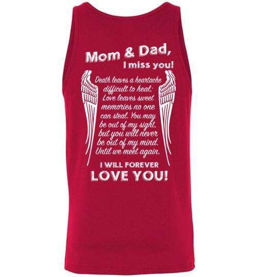 Mom & Dad I Miss You Tank - Guardian Angel Collection