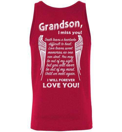 Grandson - I Miss You Tank - Guardian Angel Collection