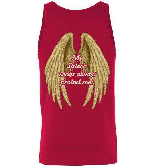 My Sister's Wings Always Protect Me Tank - Guardian Angel Collection