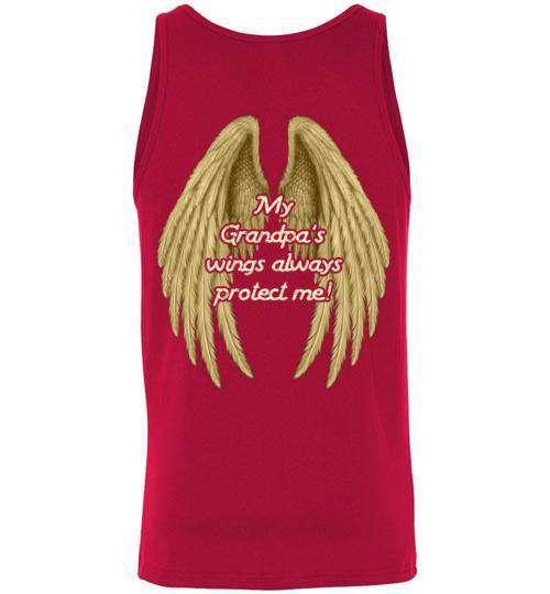 My Grandpa's Wings Always Protect Me Tank - Guardian Angel Collection