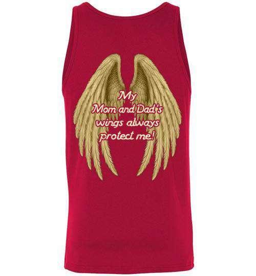 My Mom and Dad's Wings Always Protect Me Tank - Guardian Angel Collection