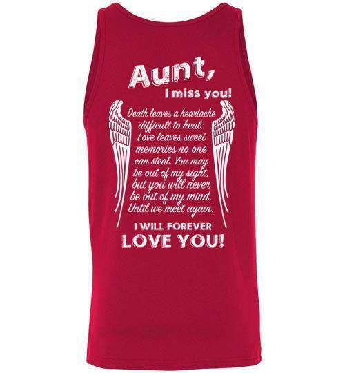 Aunt - I Miss You Tank - Guardian Angel Collection
