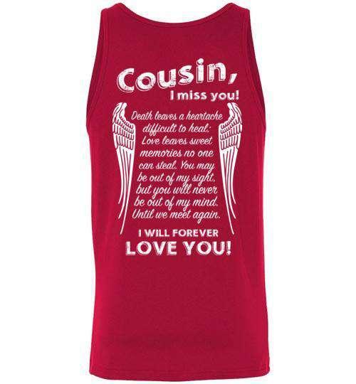 Cousin - I Miss You Tank - Guardian Angel Collection