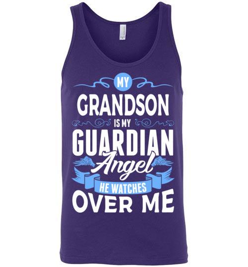 My Grandson Watches Over Me Tank (Front) - Guardian Angel Collection