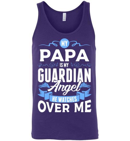 My Papa Watches Over Me Tank (Front) - Guardian Angel Collection