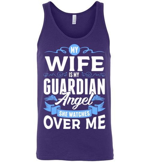 My Wife Watches Over Me Tank (Front) - Guardian Angel Collection