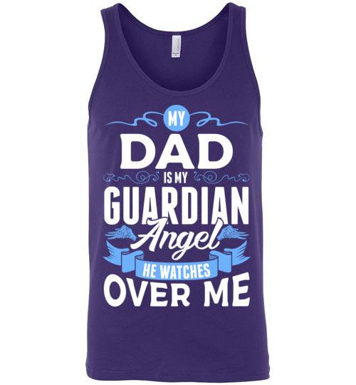 My Dad Watches Over Me Tank (Front) - Guardian Angel Collection
