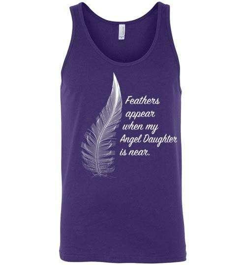 Feathers Appear When My Angel Daughter Is Near Tank - Guardian Angel Collection