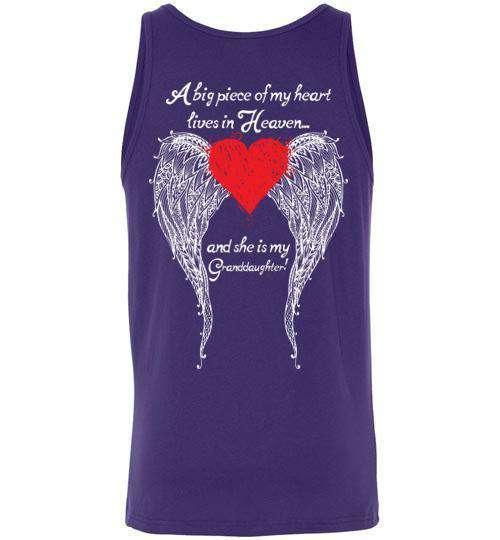 Granddaughter - A Big Piece of my Heart Tank - Guardian Angel Collection