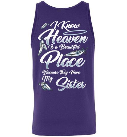 I Know Heaven is a Beautiful Place - Sister Tank - Guardian Angel Collection