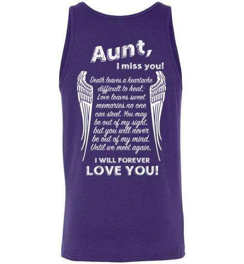 Aunt - I Miss You Tank - Guardian Angel Collection