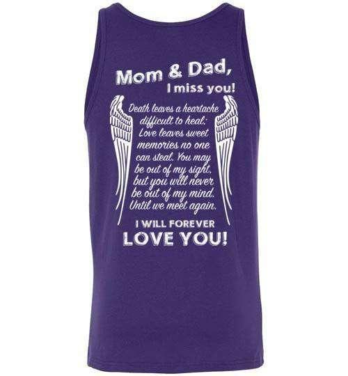 Mom & Dad I Miss You Tank - Guardian Angel Collection
