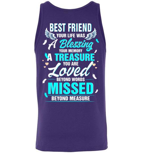 Best Friend - Your Life Was A Blessing Tank - Guardian Angel Collection