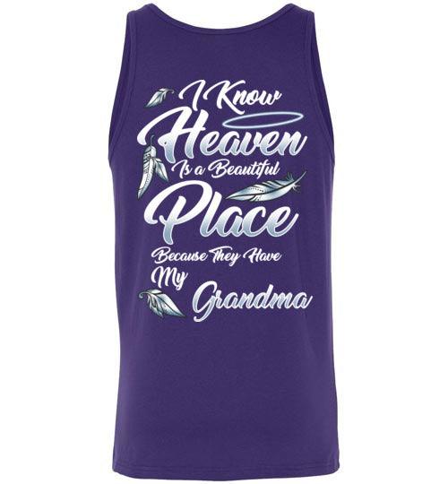I Know Heaven is a Beautiful Place - Grandma Tank - Guardian Angel Collection
