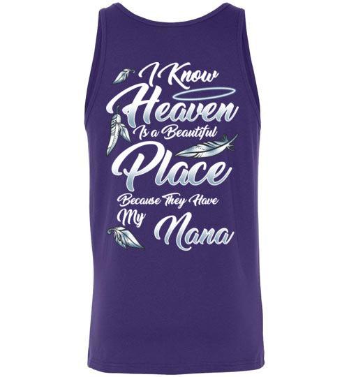 I Know Heaven is a Beautiful Place - Nana Tank - Guardian Angel Collection