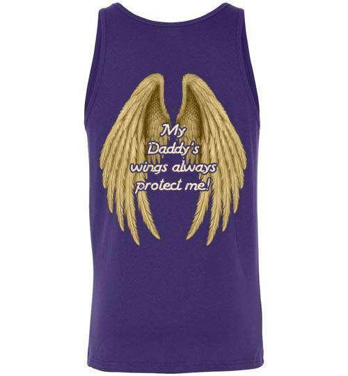 My Daddy's Wings Always Protect Me Tank - Guardian Angel Collection