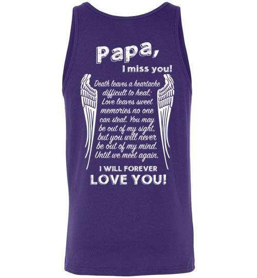Papa - I Miss You Tank - Guardian Angel Collection