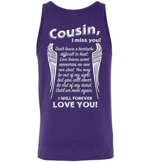Cousin - I Miss You Tank - Guardian Angel Collection