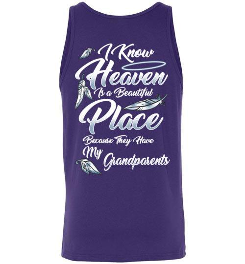 I Know Heaven is a Beautiful Place - Grandparents Tank - Guardian Angel Collection
