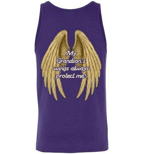 My Grandson's Wings Always Protect Me Tank - Guardian Angel Collection