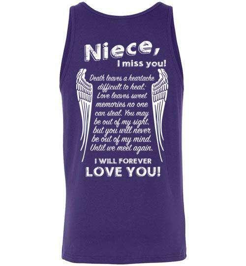 Niece - I Miss You Tank - Guardian Angel Collection