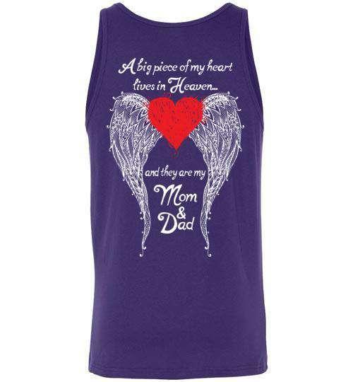 Mom & Dad - A Big Piece of my Heart Tank - Guardian Angel Collection
