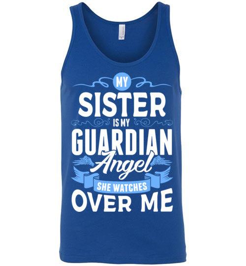 My Sister Watches Over Me Tank (Front) - Guardian Angel Collection