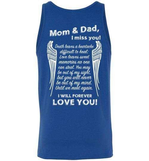 Mom & Dad I Miss You Tank - Guardian Angel Collection
