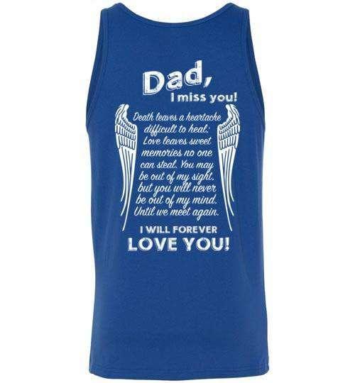 Dad I Miss You Tank - Guardian Angel Collection