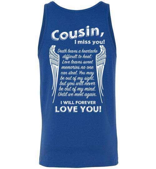 Cousin - I Miss You Tank - Guardian Angel Collection