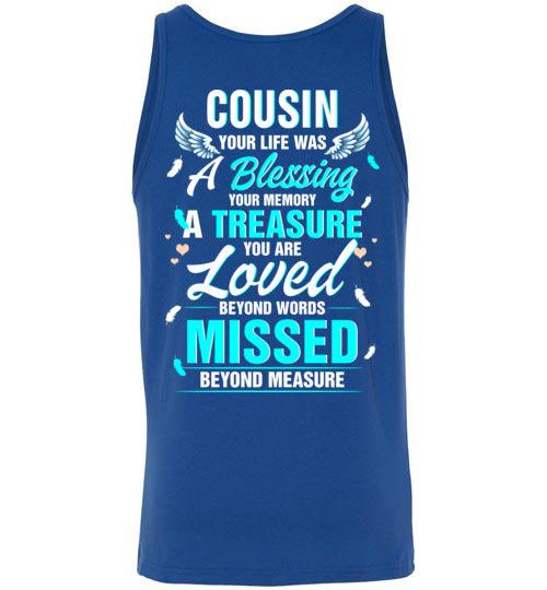 Cousin - Your Life Was A Blessing Tank - Guardian Angel Collection