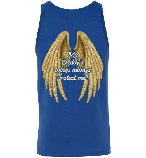 My Daddy's Wings Always Protect Me Tank - Guardian Angel Collection