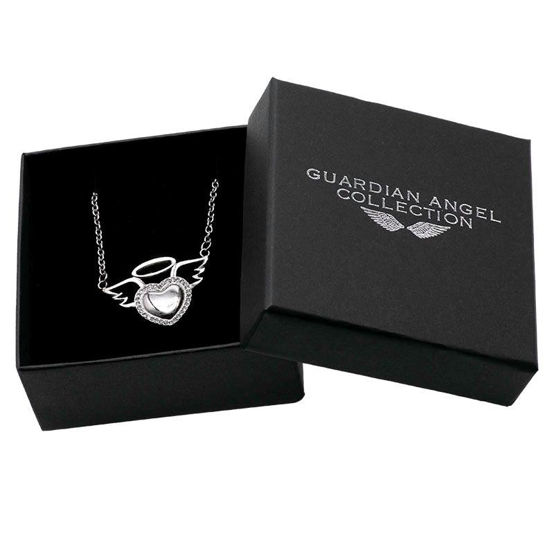 I Will Hold You In My Heart Forever Stainless Steel Necklace - Guardian Angel Collection