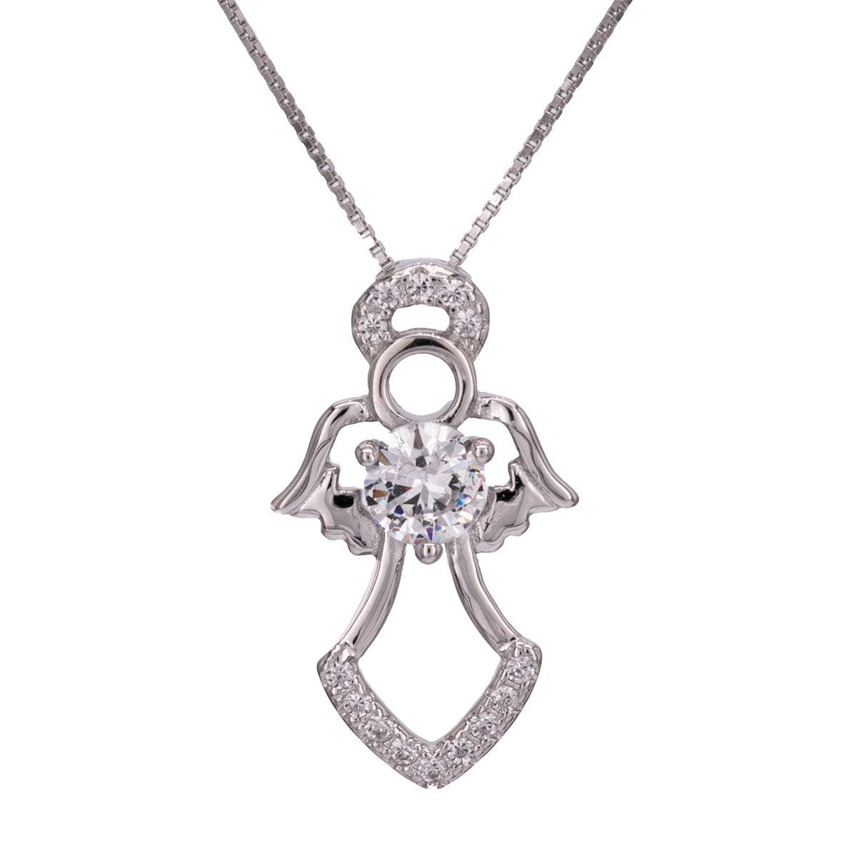 Guardian Angel .925 Silver Necklace - Guardian Angel Collection