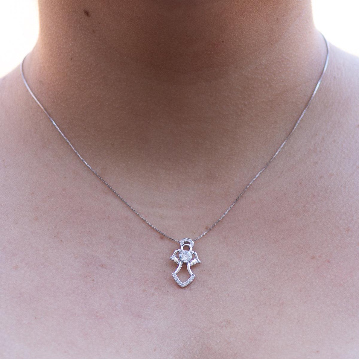 Guardian Angel .925 Silver Necklace - Guardian Angel Collection