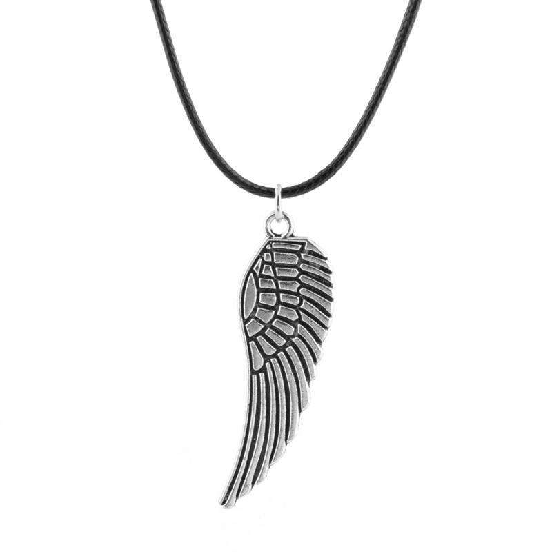 Single Wing Leather Necklace