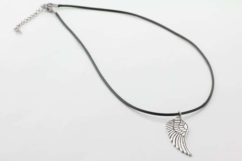Single Wing Leather Necklace - Guardian Angel Collection