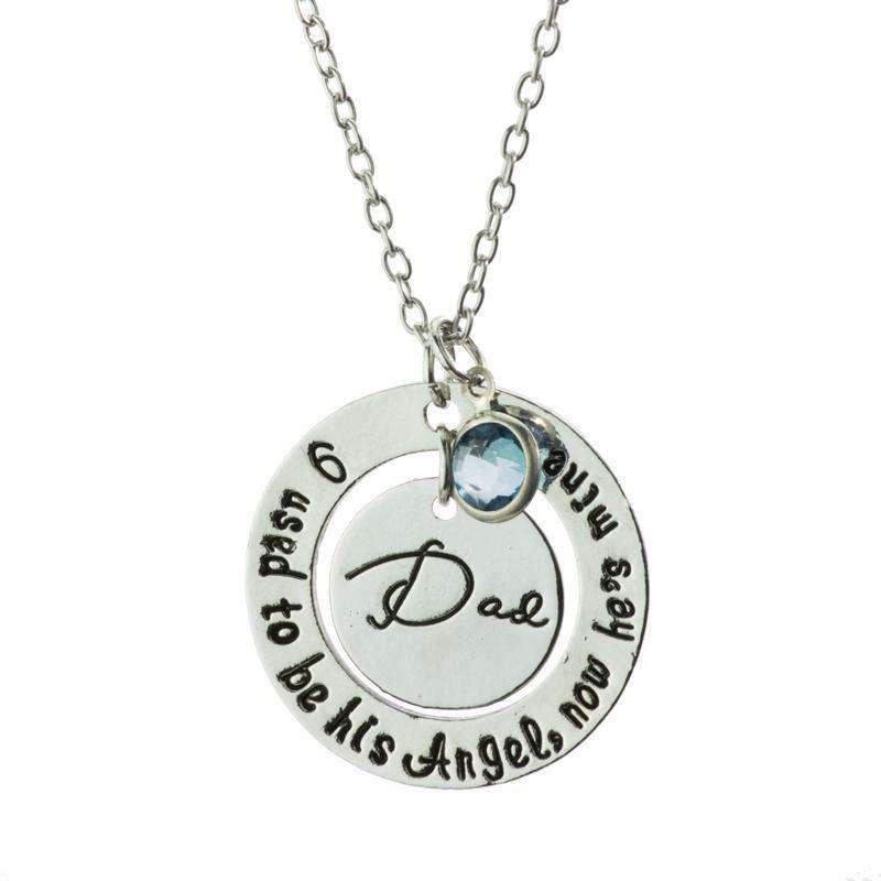 Dad - I Was His Angel Necklace - Guardian Angel Collection