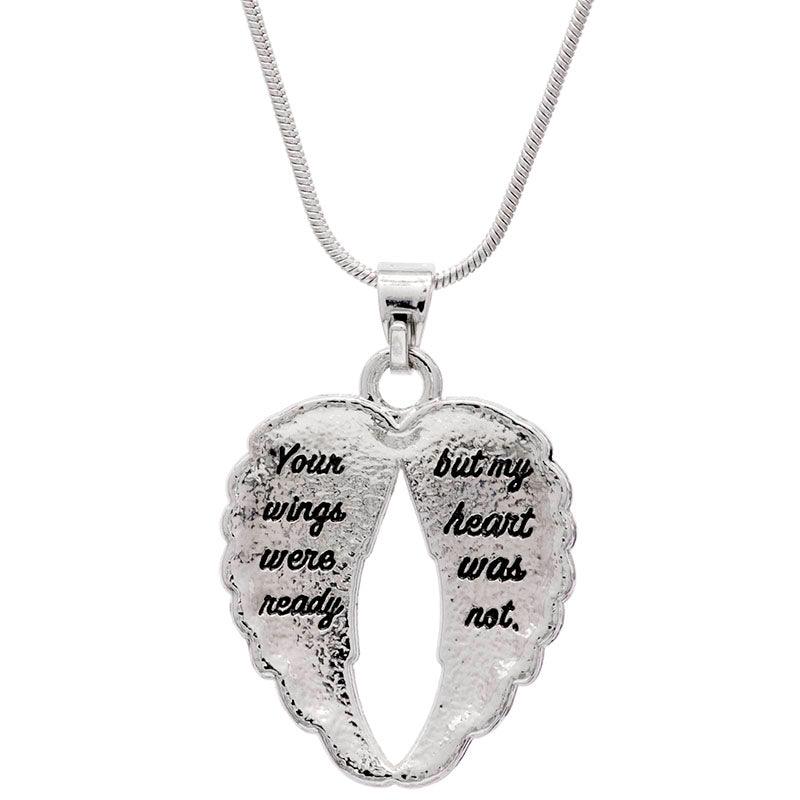 Your Wings Were Ready Necklace - Guardian Angel Collection